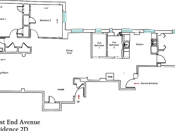 2nd image of 680 W End Ave #2D