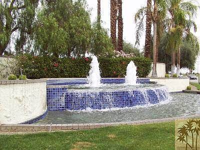 Front entrance fountain