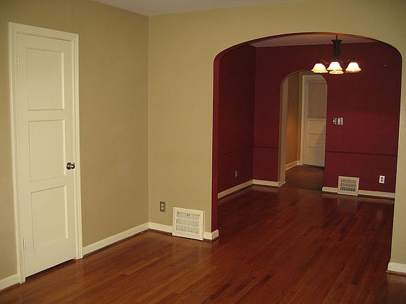 Living room and dinning room