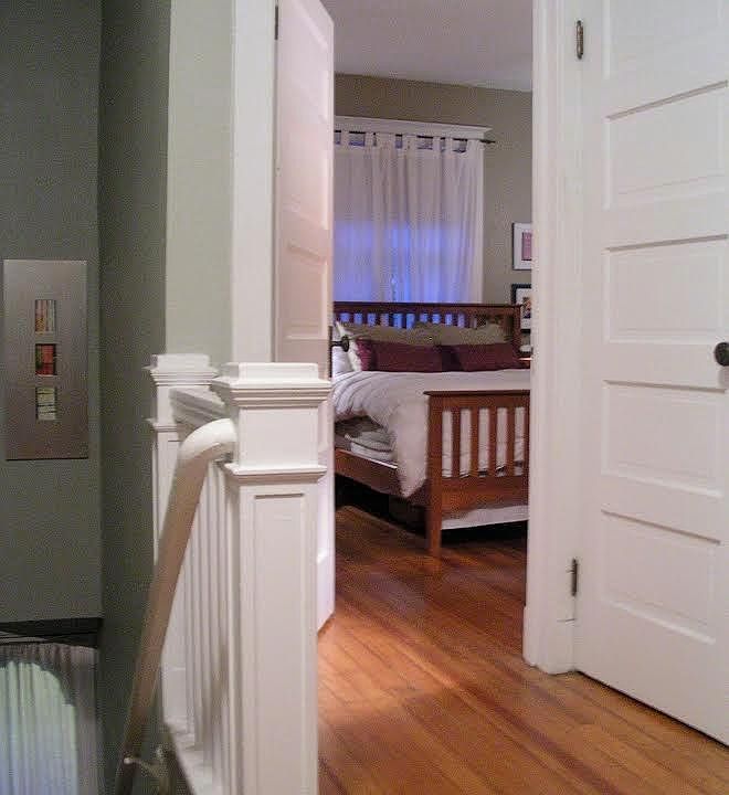 view into a bedroom