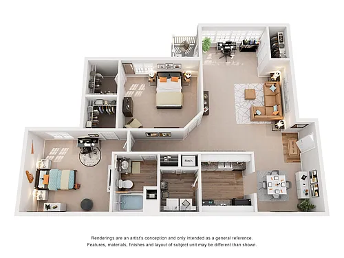 Floor plan Reid w/ Sunroom