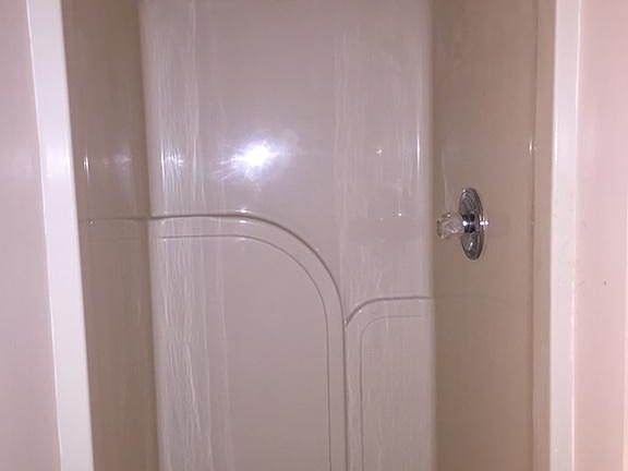 Bathroom shower.