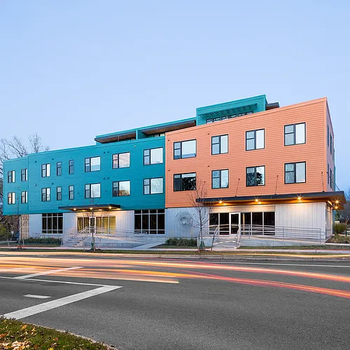 Floor plan South End Apartments | Studio Accessible