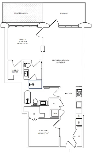 Floor plan A25
