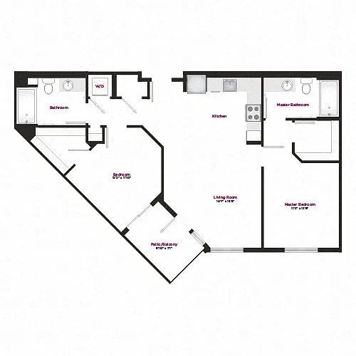 Floor plan B3