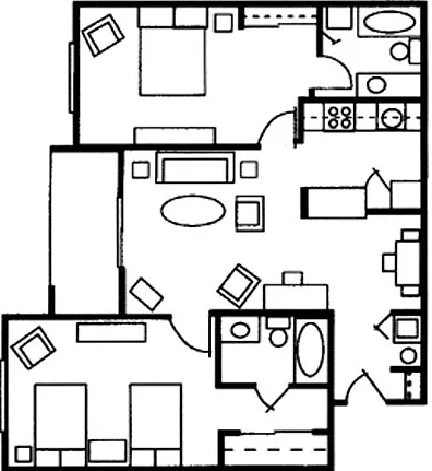 2 Bed 2 Bath 2 Bed 2 Bath