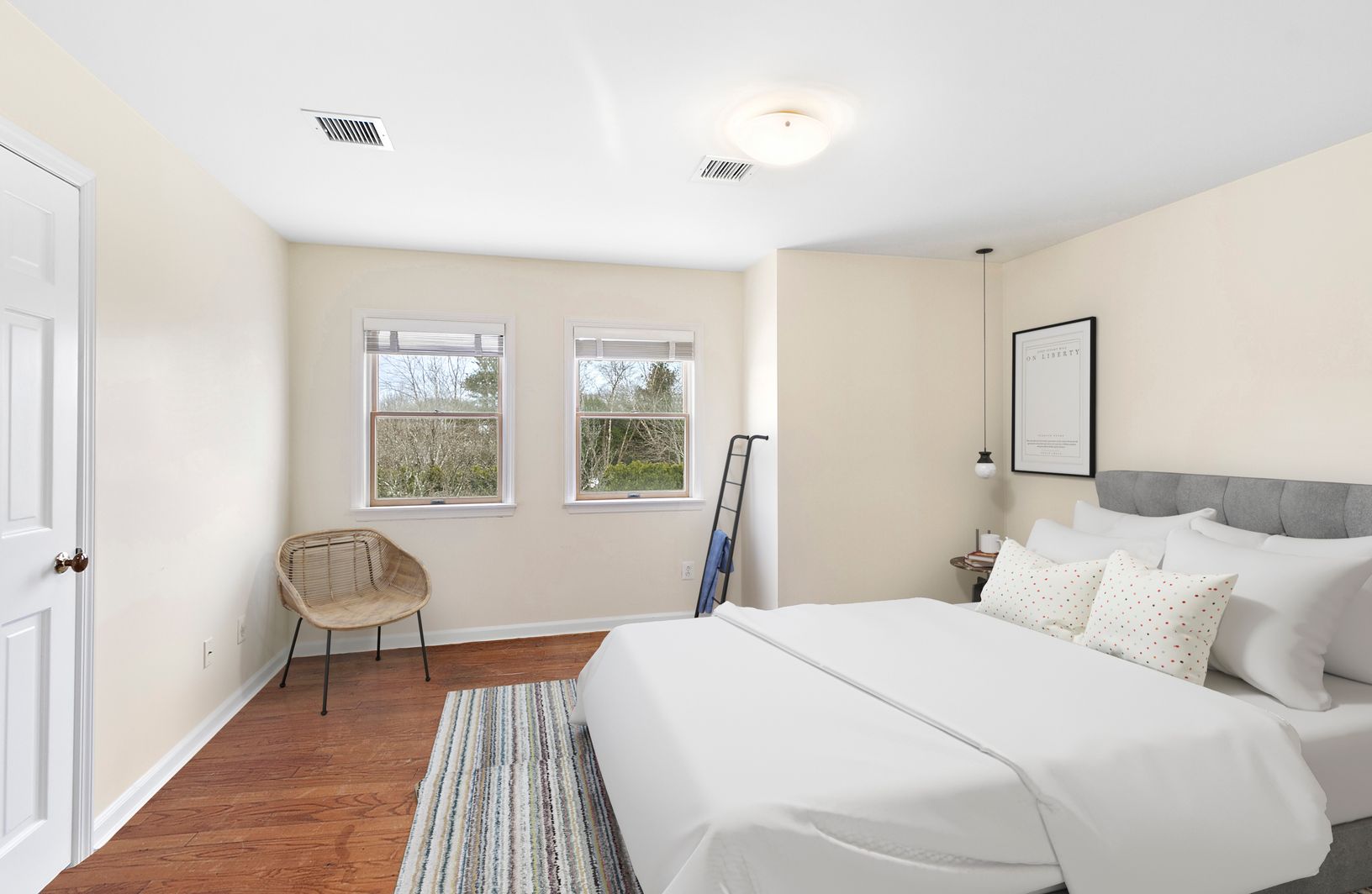 Virtually Staged Guest Bedroom