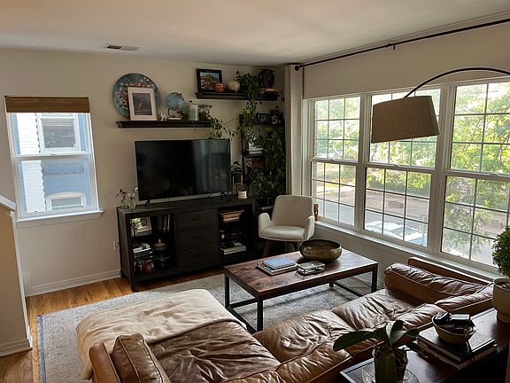 Living space right off the entryway.