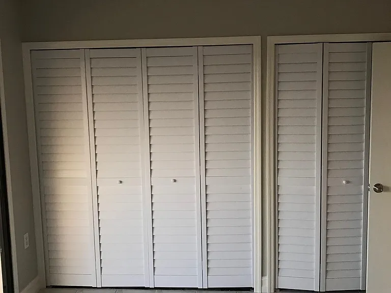 2nd bedroom features two large closets.