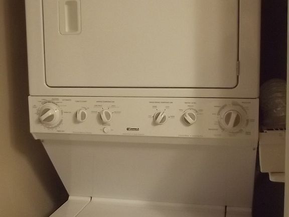 Washer and dryer included