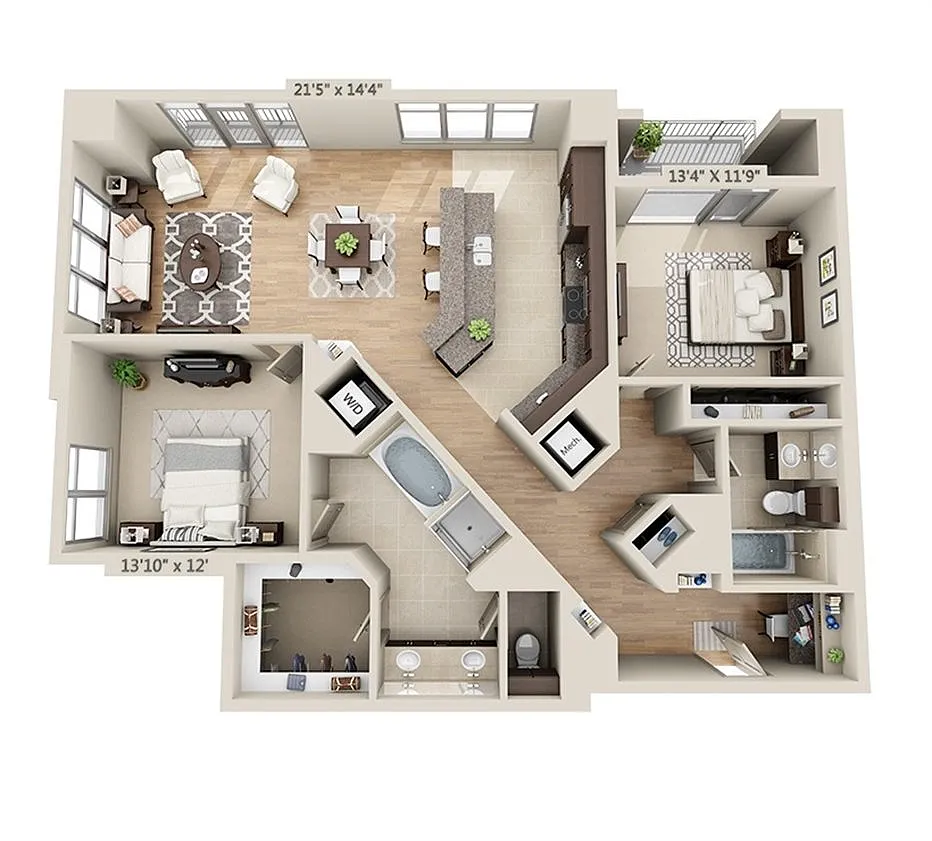 Floor plan Floorplan Q