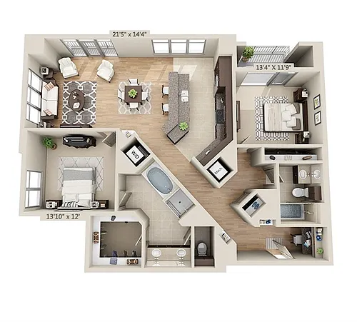 Floor plan Floorplan Q