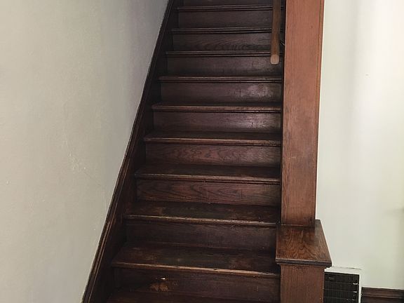 Steps to second floor