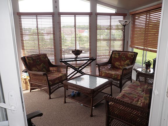 Sunroom off kitchen