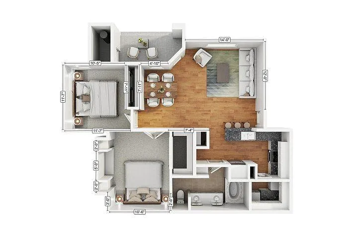 Floor plan 2A1