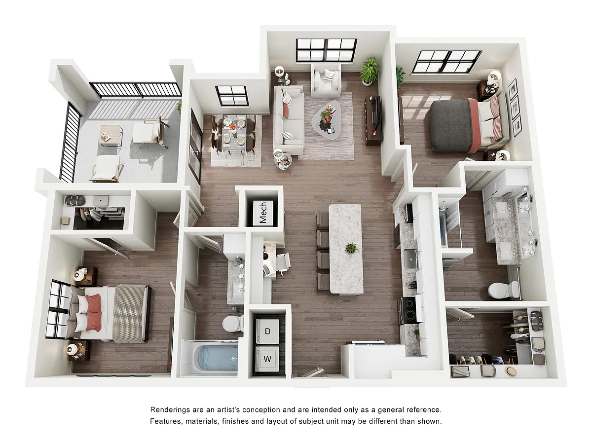 Floor plan B3 (ANSI)
