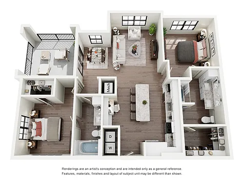 Floor plan B3 (ANSI)
