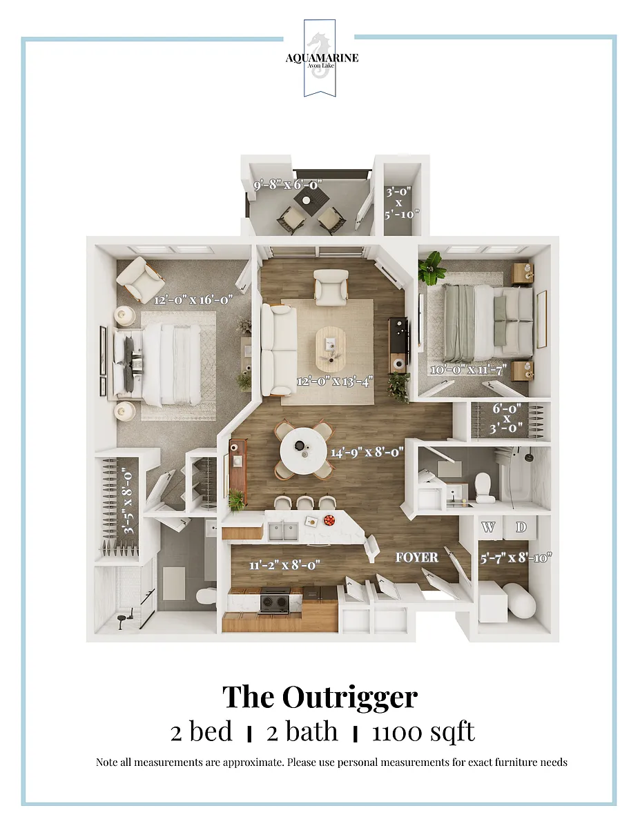 Floor plan Outrigger