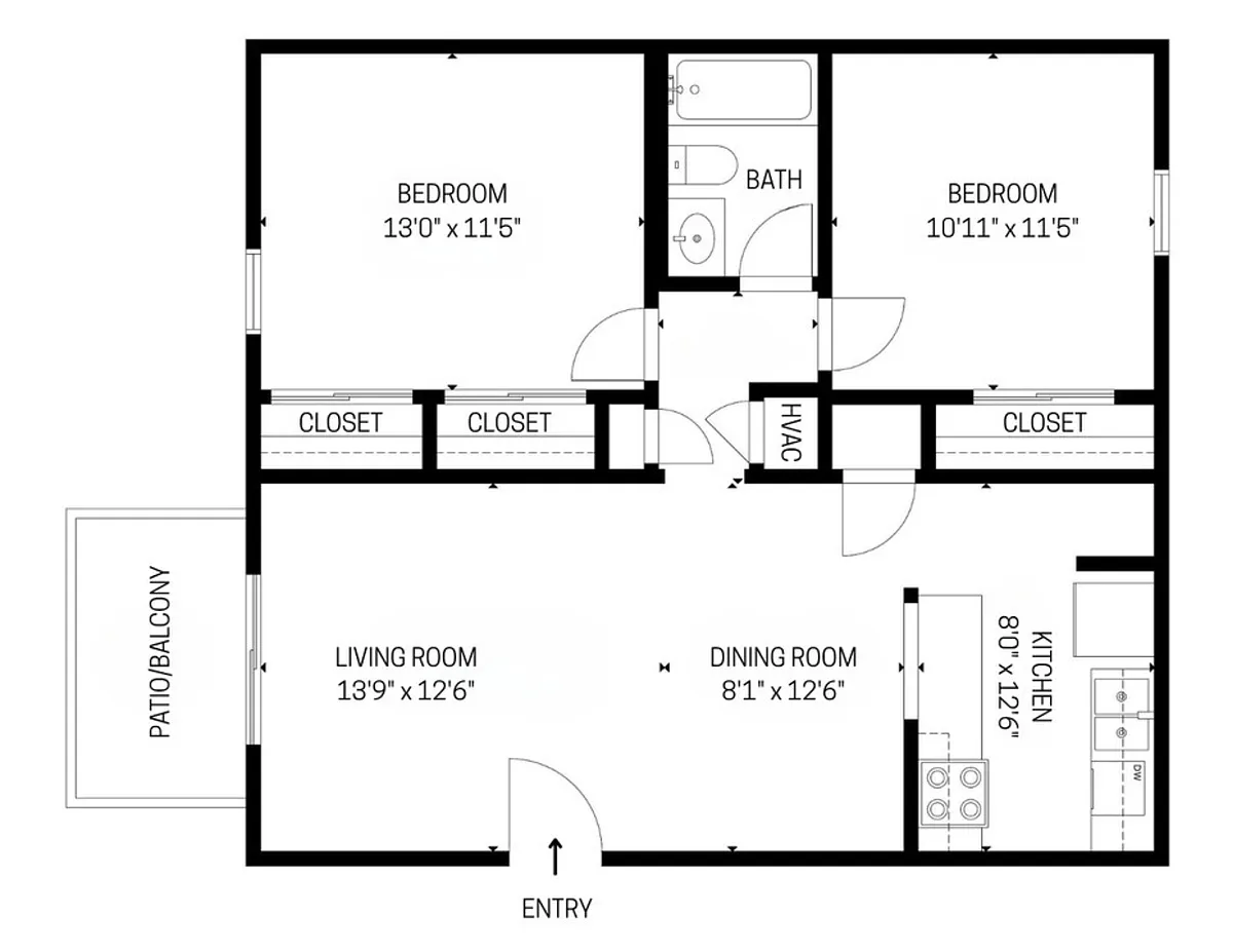 Floor plan 2A