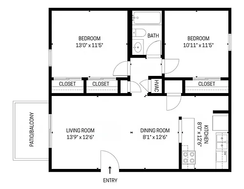 Floor plan 2A