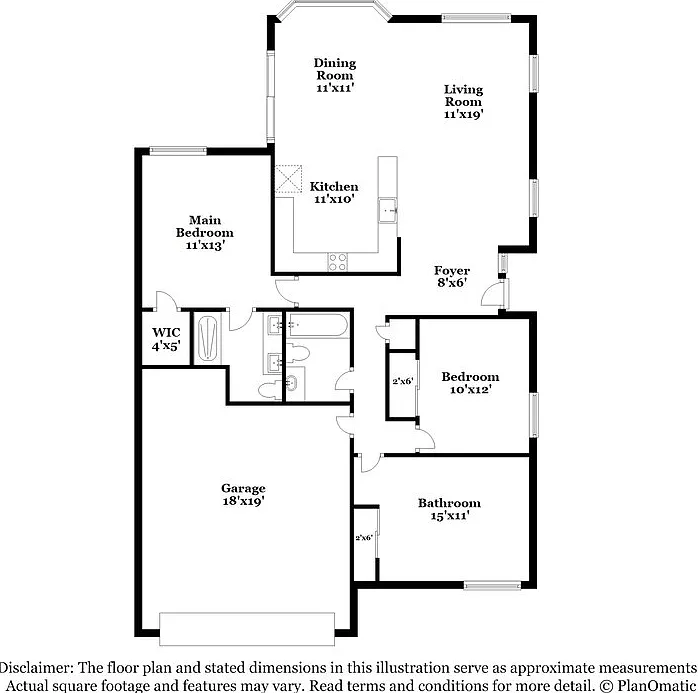 3 bed, 2.0 bath, 1308 sqft, $2,030 — Photo 2