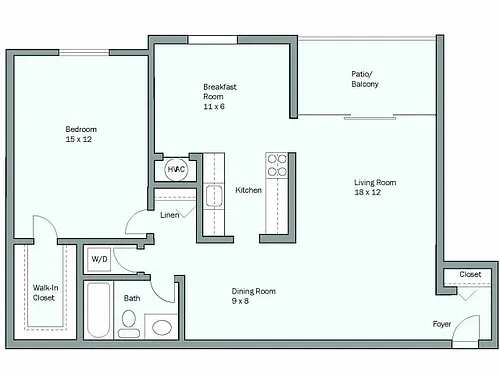 Floor plan Ashford - Gardens