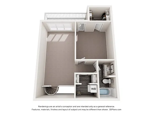 Floor plan 2 Bed 2.5 Bath Summit