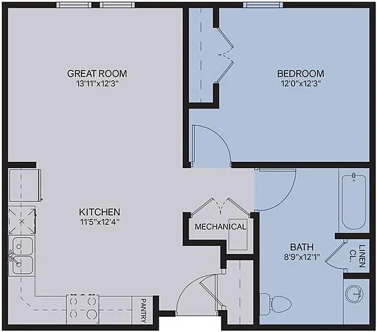 Floor plan 1A