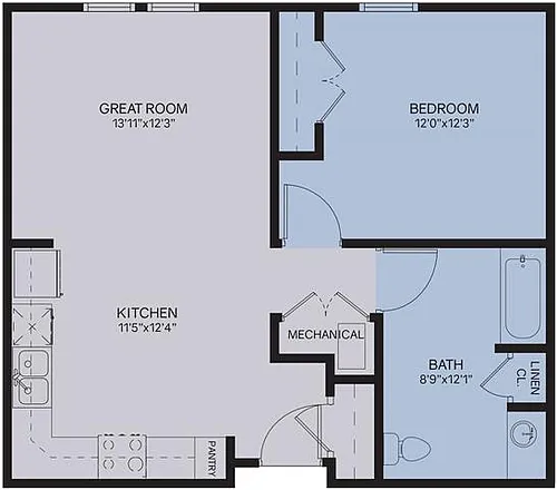 Floor plan 1A