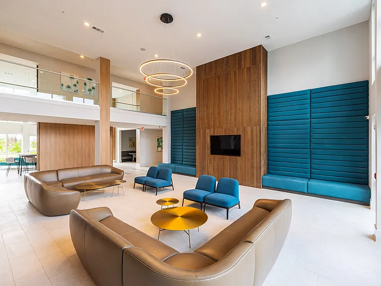 Clubhouse Lounges with TVs & Kitchenettes