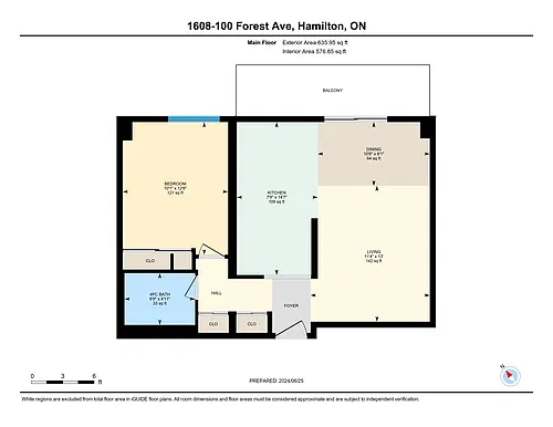 Floor plan 1 Bedroom