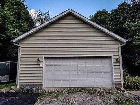 Oversized 2 car garage.