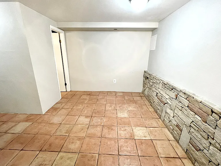 Basement rec room/office with 3/4 bath