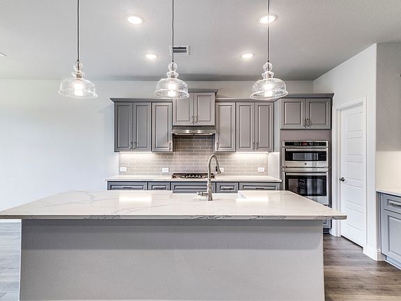 Kitchen with ample cabinet space