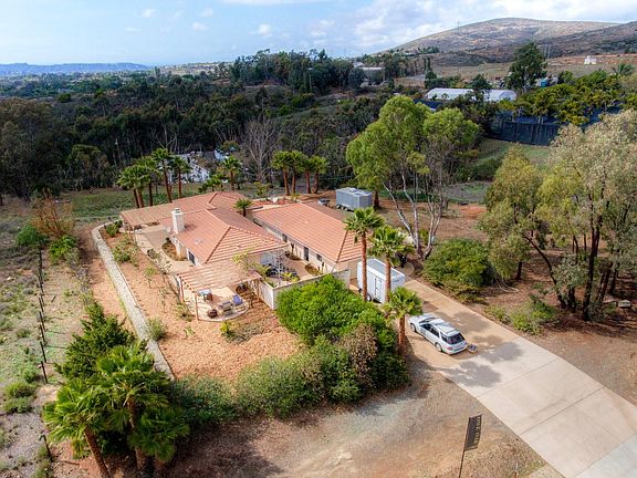 Aerial photo of house