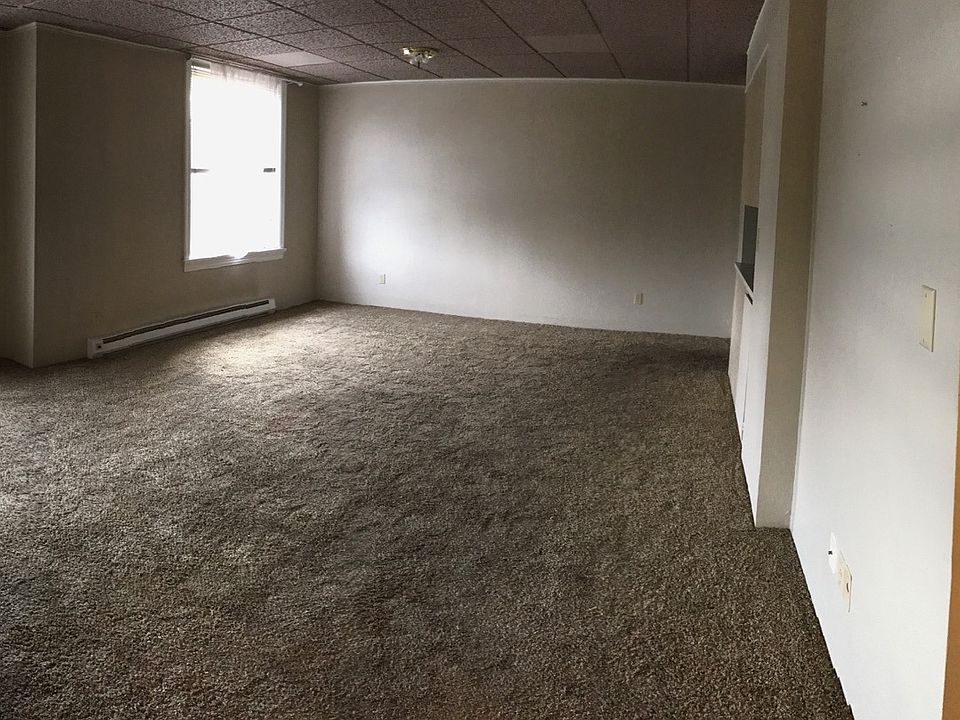 Entry way and living room.