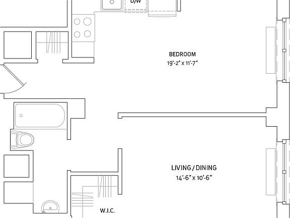 2nd image of 212 W 91st St APT 730