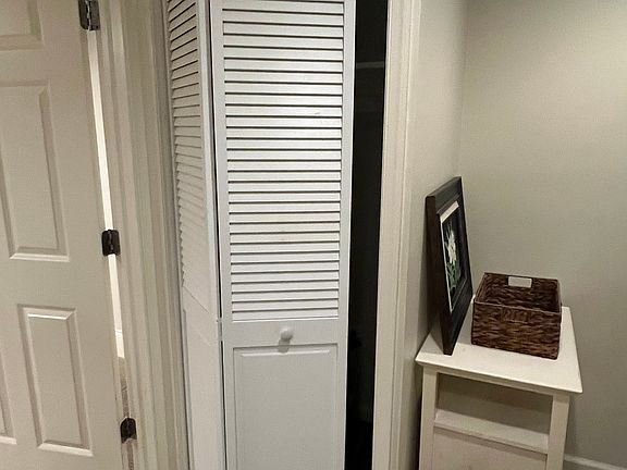 This room has closet storage space.