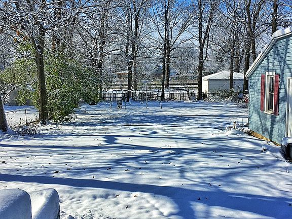 Back yard backs up to Washington Park