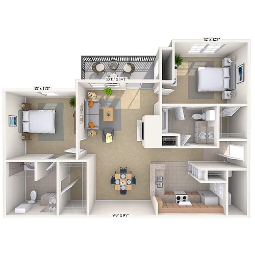 Floor plan The Cedar