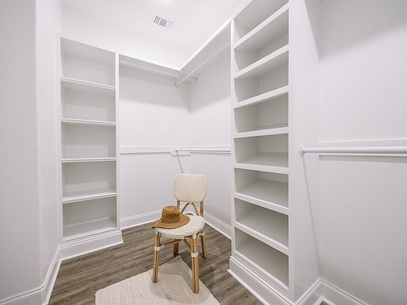 Primary closet in the Claiborne floorplan at a Meritage Homes community in Gulfport, MS.