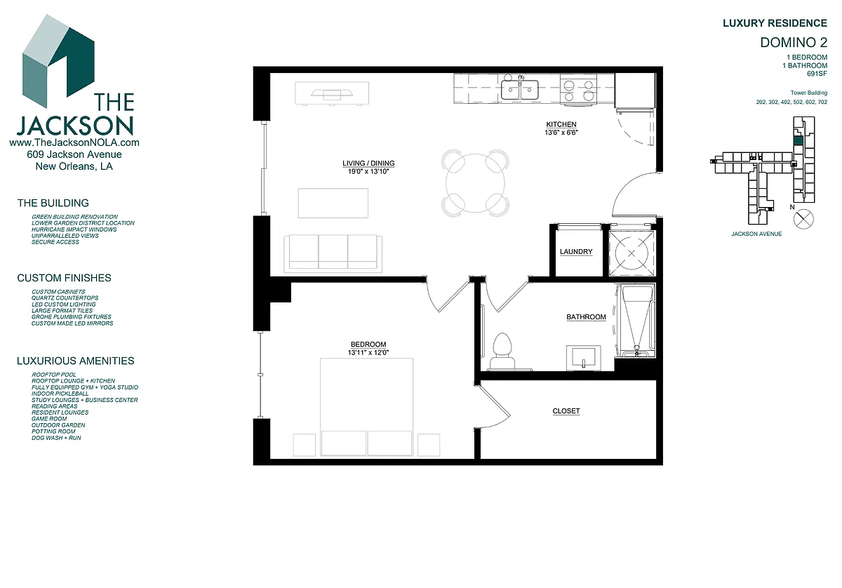 Floor plan Domino 2