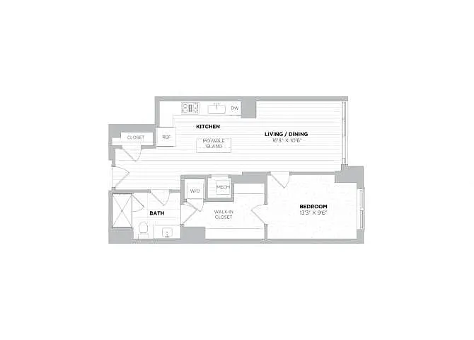 Floor plan Dylan 1C