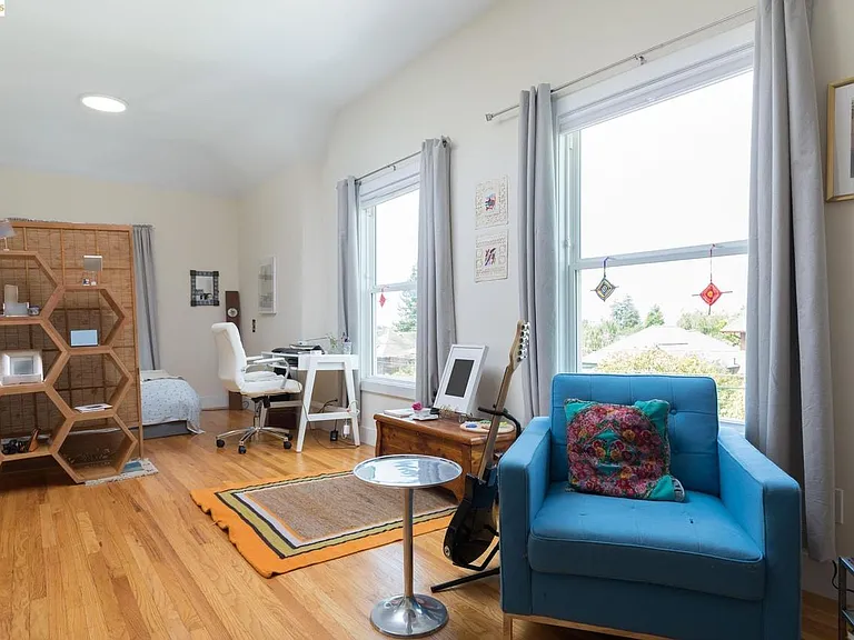 Living room with Second bedroom/office in the background