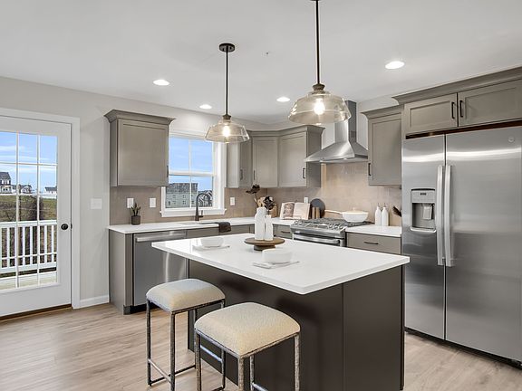 Kitchen of the Dempsey Model from Garman Builders
