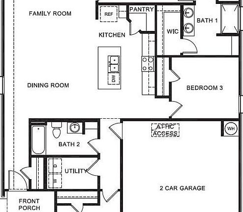 D.R. Horton's Cardinal floorplan