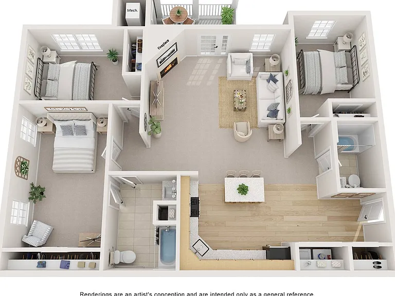 Egret Three Bedroom Egret Three Bedroom