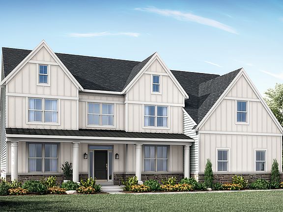 The Monroe New Home Exterior From Hallmark Homes