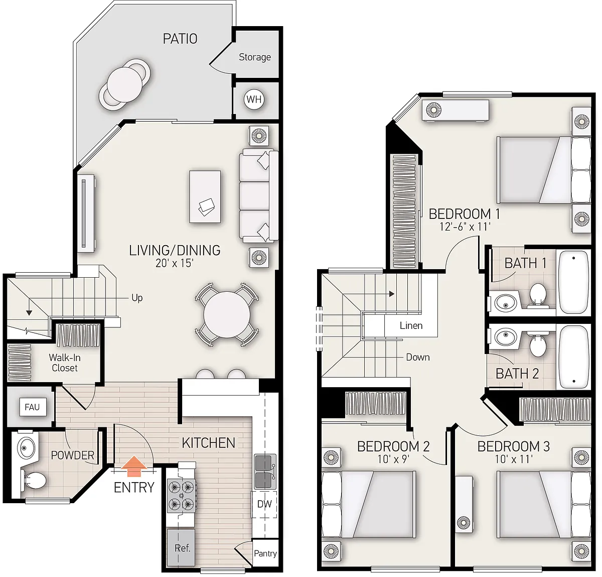 Floor plan Plan D
