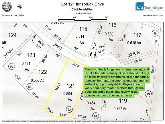 4th image of 00 Innsbruck Drive Lot 121